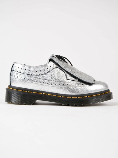 Shop Dr. Martens' Brogue Derby Shoes In Metallic