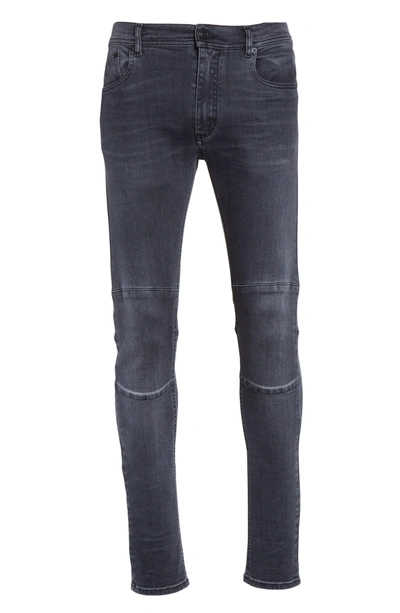 Belstaff Tattenhall Skinny-fit Stretch-denim Jeans In Charcoal | ModeSens