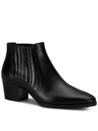 Shop Tod's Heeled Chelsea Boots In Black