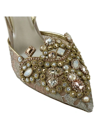 Shop René Caovilla Pumps Shoes Women Rene Caovilla In Platinum