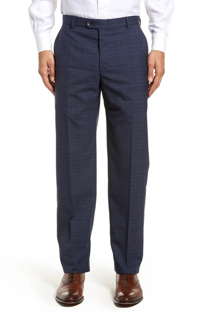 Shop Hickey Freeman Classic B Fit Plaid Wool Suit In Blue