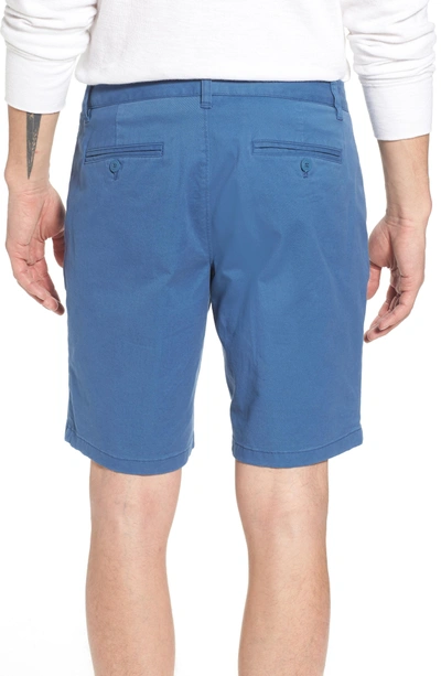 Shop Bonobos Stretch Cotton Shorts In Captains Blue