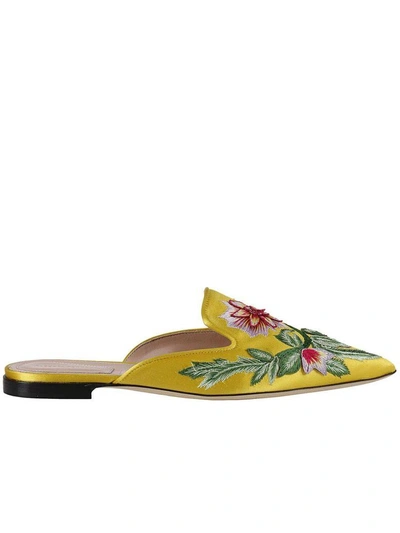 Shop Alberta Ferretti Ballet Flats Shoes Women  In Yellow