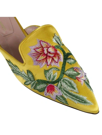 Shop Alberta Ferretti Ballet Flats Shoes Women  In Yellow