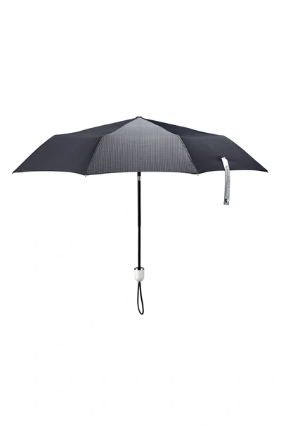 Shop Shedrain Stratus Compact Umbrella In Black/ Piano White