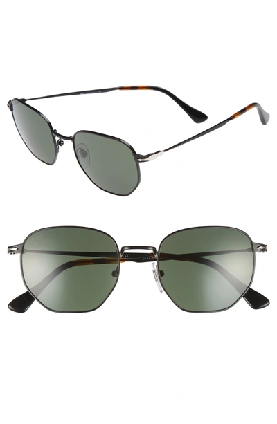 Shop Persol Irregular 52mm Sunglasses - Black