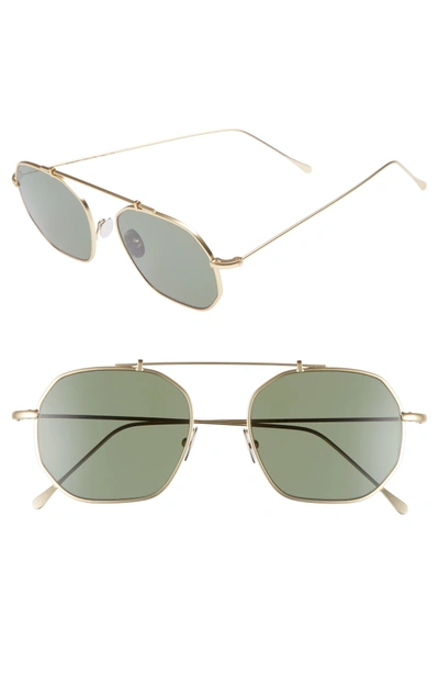 Shop Lgr Nomad 52mm Sunglasses - Gold Matte/ Green