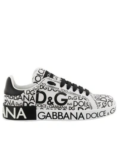 Shop Dolce & Gabbana Sneaker In Black White