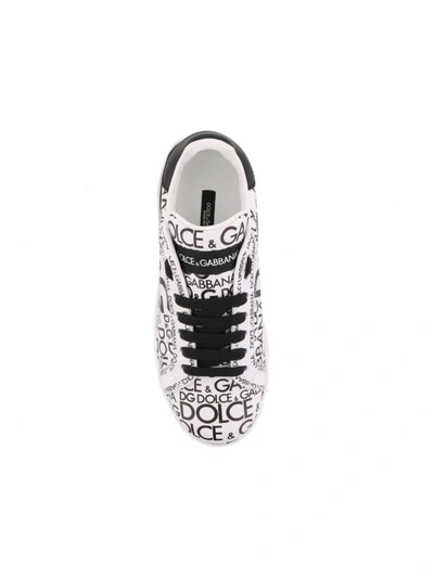 Shop Dolce & Gabbana Sneaker In Black White