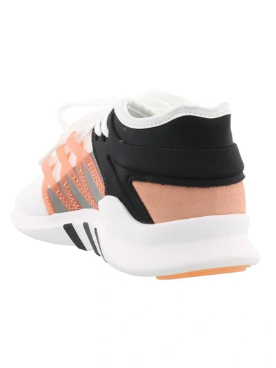 Shop Adidas Originals Eqt Sneakers In White-chalk-black