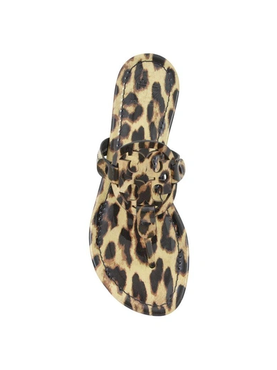 Shop Tory Burch Animalier Flip-flops