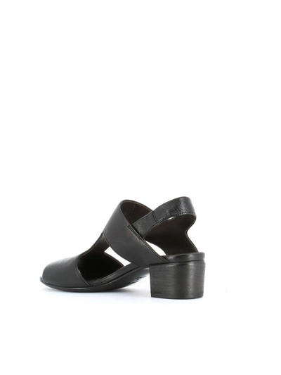 Shop Marsèll Mw4165 Cut-detail Sandals In Black