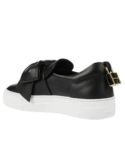 Shop Buscemi Bow Slip-on Sneakers