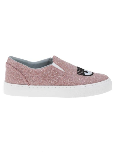 Shop Chiara Ferragni Slip-on Sneaker In Pink