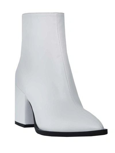 Shop Mcq By Alexander Mcqueen Pointed Ankle Boots In Pearl