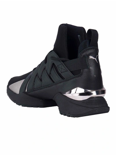 Shop Puma Muse Echo Hi-top Sneakers In Black