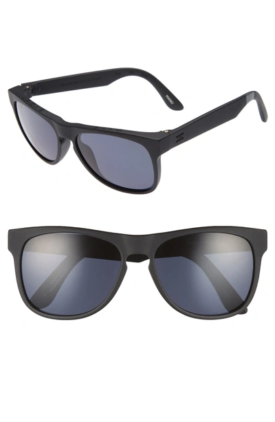 Shop Toms Manu 57mm Polarized Sunglasses - Matte Black Polar
