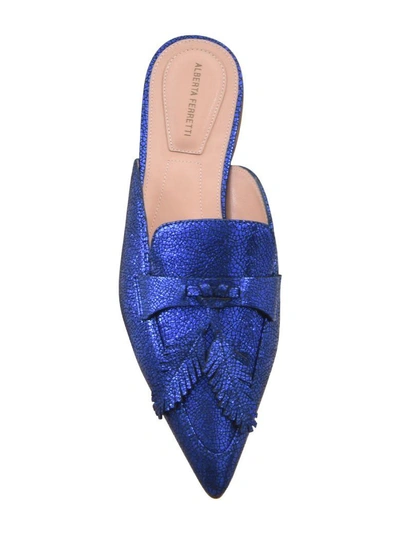 Shop Alberta Ferretti Sabot Mia In Blue