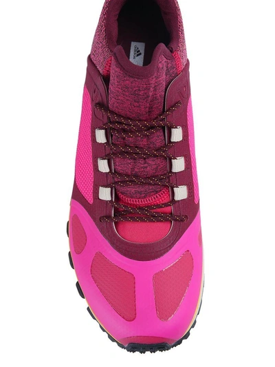 Shop Adidas By Stella Mccartney Adizero Xt Low-top Running Sneakers In Fucsia
