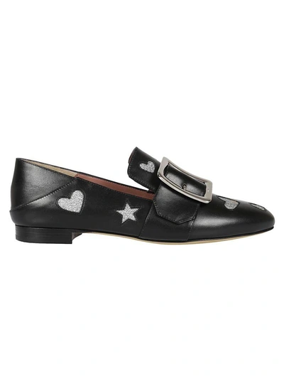 Shop Bally Stars Loafers In Black