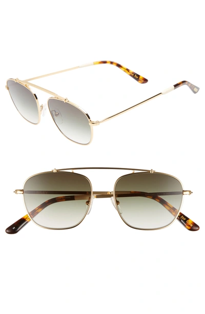 Shop Toms Riley 52mm Sunglasses - Shiny Gold