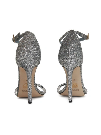 Shop Chiara Ferragni High Heel Sandal In Silver