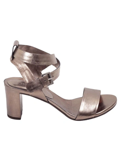 Shop Roberto Del Carlo Leather Heeled Shoes In Bronze