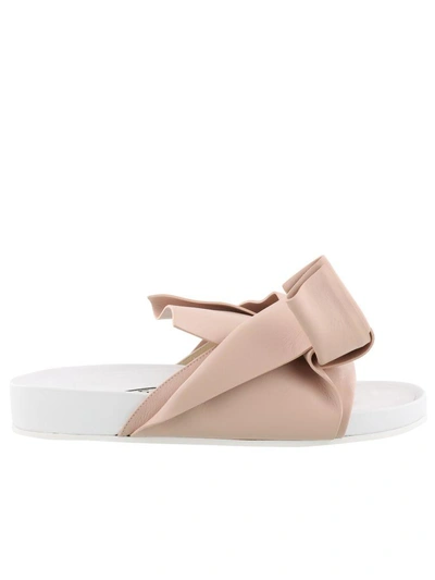 Shop N°21 Maxi Knot Sandals In Nude