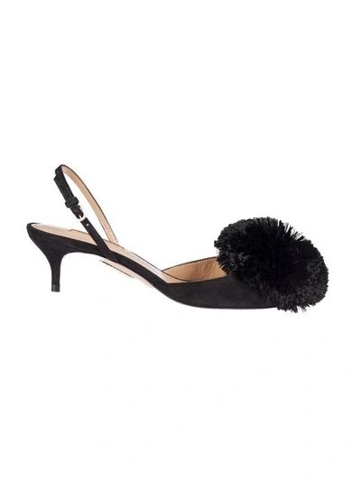 Shop Aquazzura Powder Puff Pumps