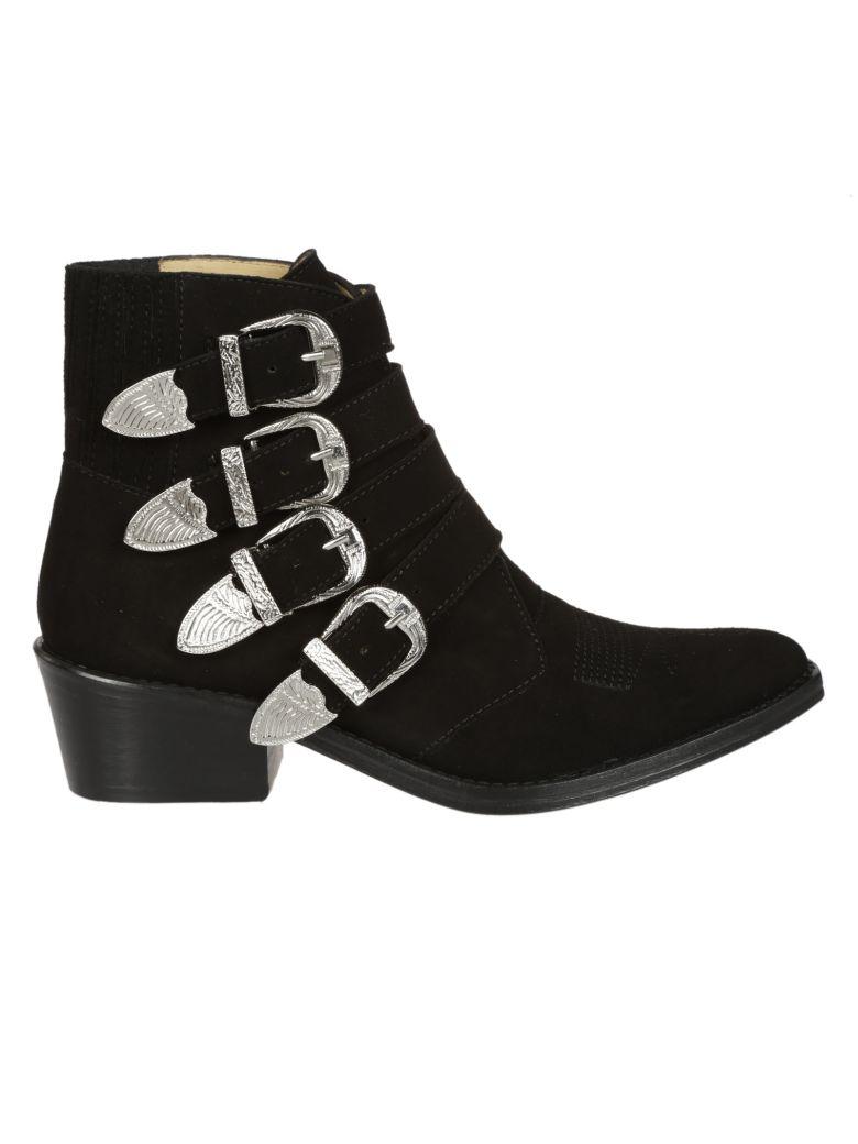 Toga Buckled Boots In Black | ModeSens