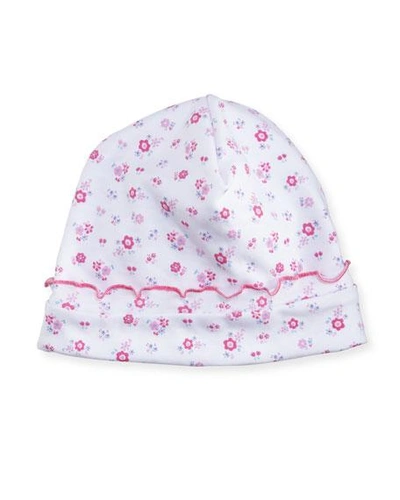 Shop Kissy Kissy Autumn Breeze Pima Baby Hat In Pink