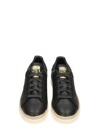 Shop Adidas Originals Stan Smith New Bold Sneakers In Black