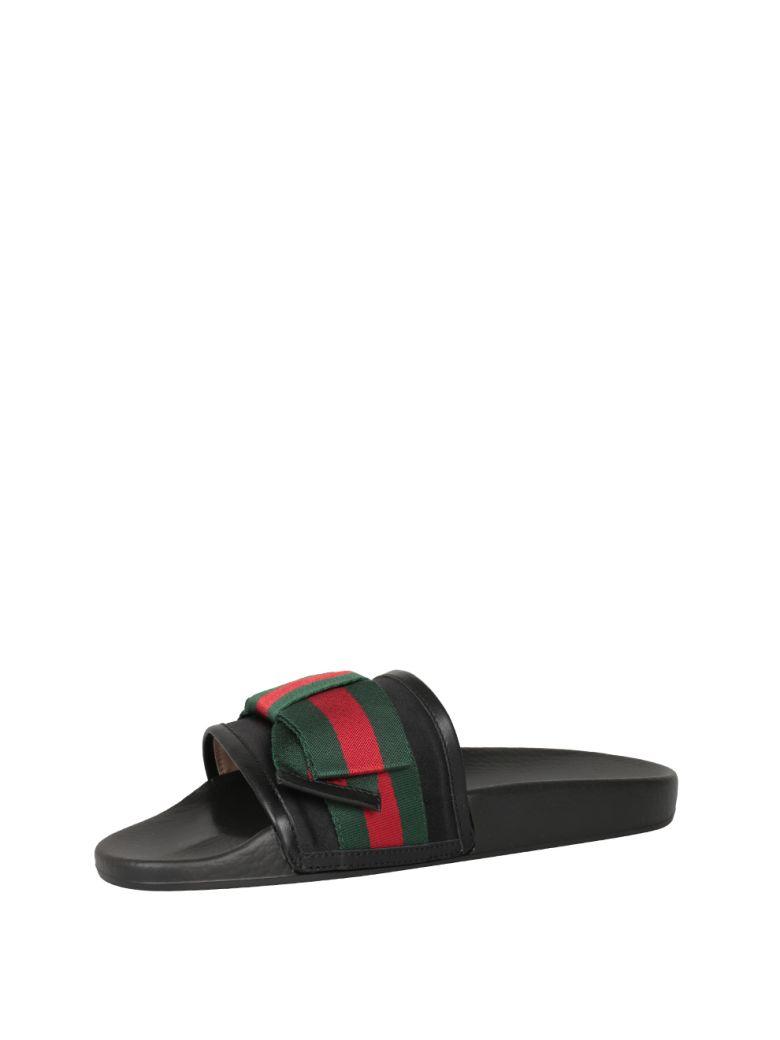 gucci ribbon slides