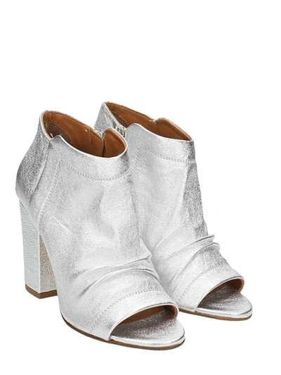 Shop Julie Dee Wash Silver Ankle Boots