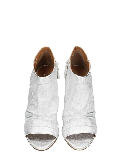 Shop Julie Dee Wash Silver Ankle Boots