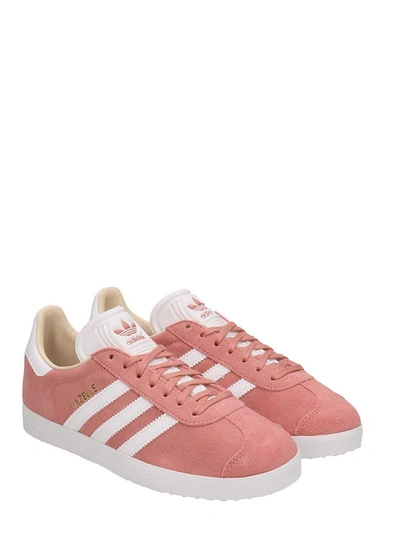 Shop Adidas Originals Gazelle W Suede Sneakers In Rose-pink