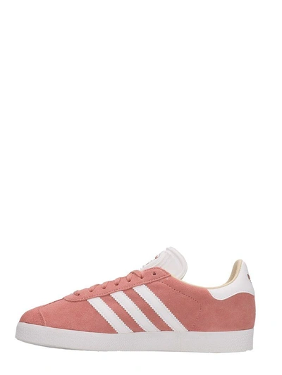 Shop Adidas Originals Gazelle W Suede Sneakers In Rose-pink