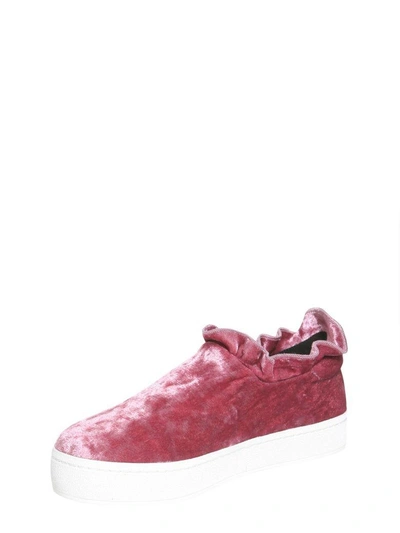 Shop Opening Ceremony Didi Velvet Slip On In Rosa