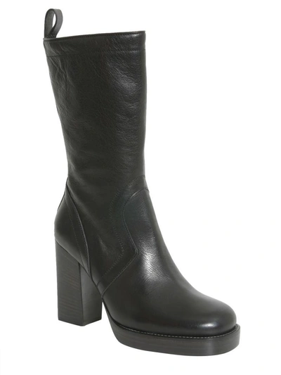 Shop Rick Owens Creeper Chunky Boots In Nero