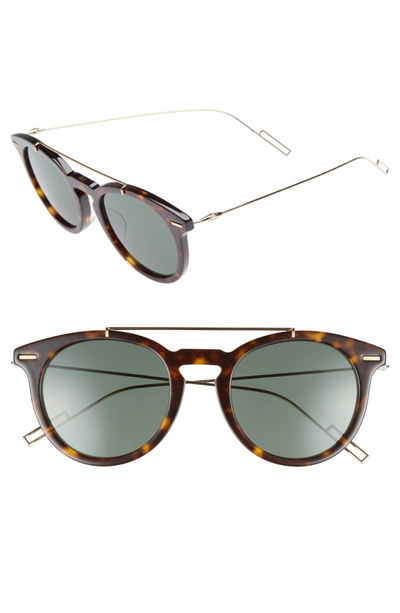 Shop Dior Master 51mm Sunglasses - Havana Gold