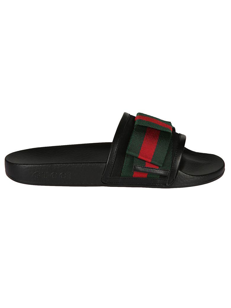 gucci pursuit bow slide sandal