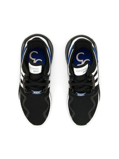 Shop Adidas Originals Eqt Cushion Adv Sneakers In Core Black