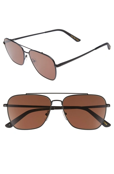 Shop Toms Irwin 58mm Sunglasses - Matte Black