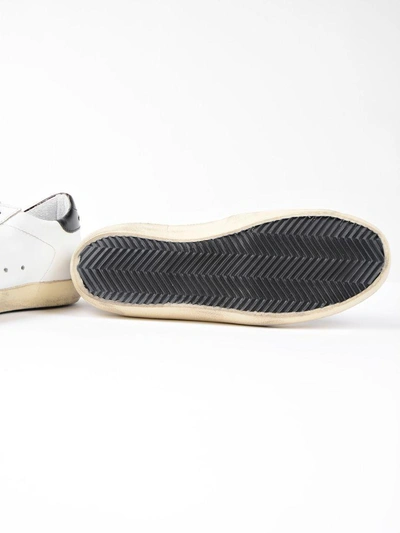 Shop Golden Goose Superstar Sneakers In Wht-croc Star