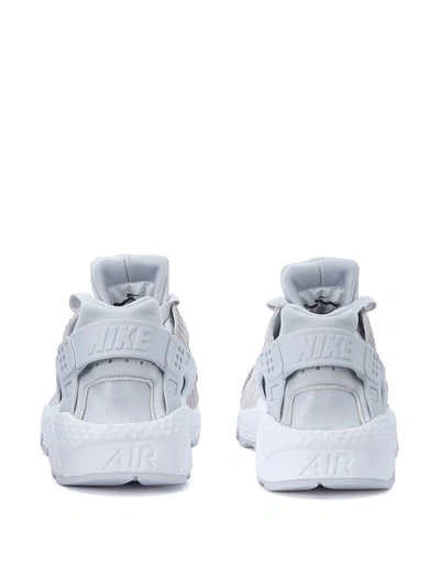 Shop Nike Air Huarache Grey Sneaker In Grigio