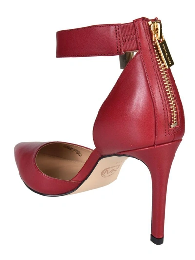 Shop Michael Michael Kors Antoinette Pumps In Cherry