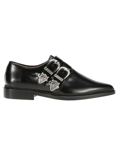 Shop Toga Buckle Shoes In Black
