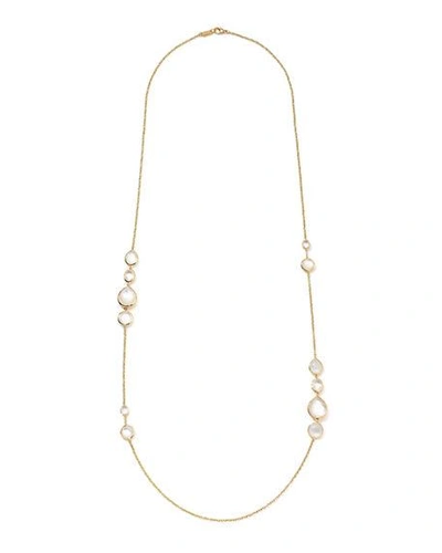 Shop Ippolita 18k Long Multi-stone Gelato Necklace In White