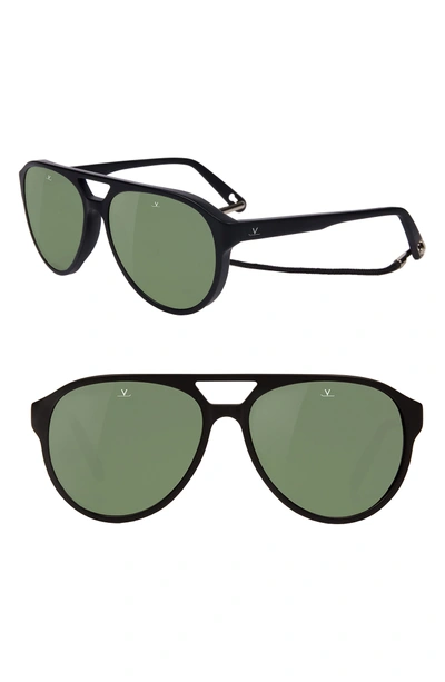 Shop Vuarnet Tom 64mm Sunglasses In Pure Grey