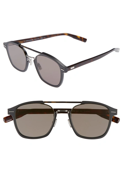 Shop Dior Al13.13 52mm Sunglasses - Black Havana/ Gray